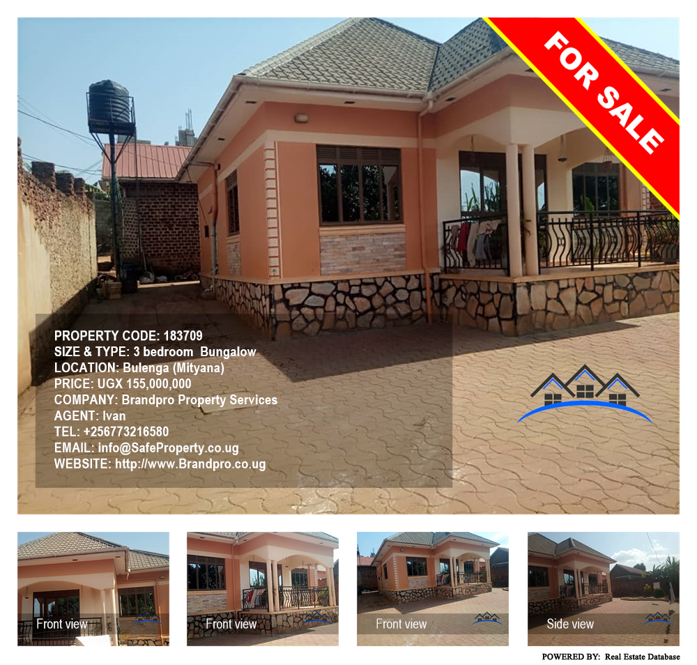 3 bedroom Bungalow  for sale in Bulenga Mityana Uganda, code: 183709