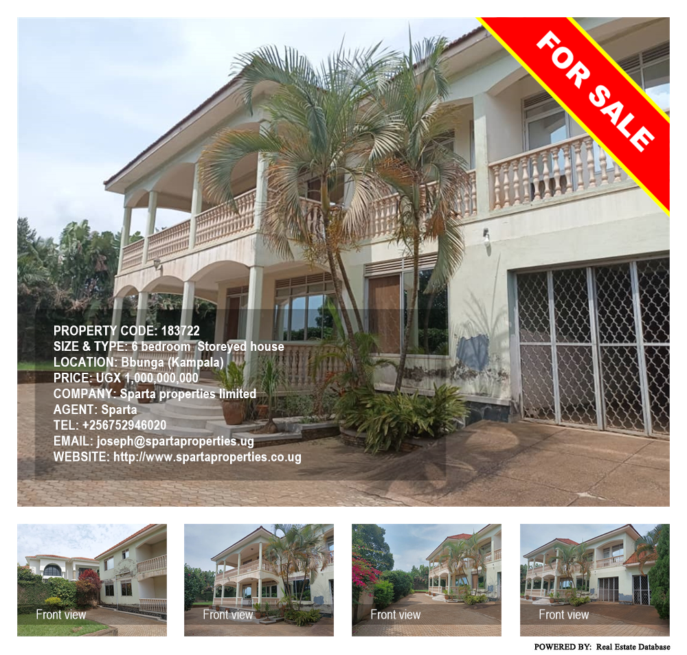 6 bedroom Storeyed house  for sale in Bbunga Kampala Uganda, code: 183722