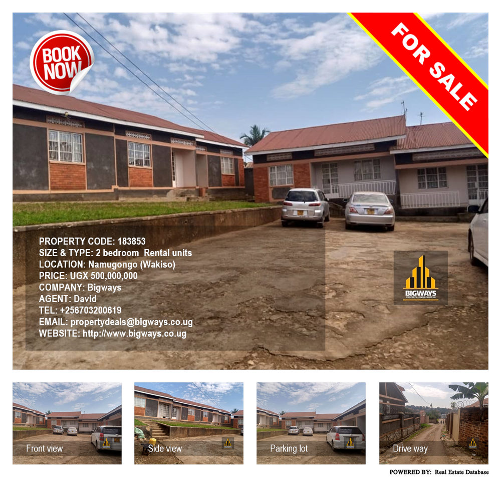 2 bedroom Rental units  for sale in Namugongo Wakiso Uganda, code: 183853