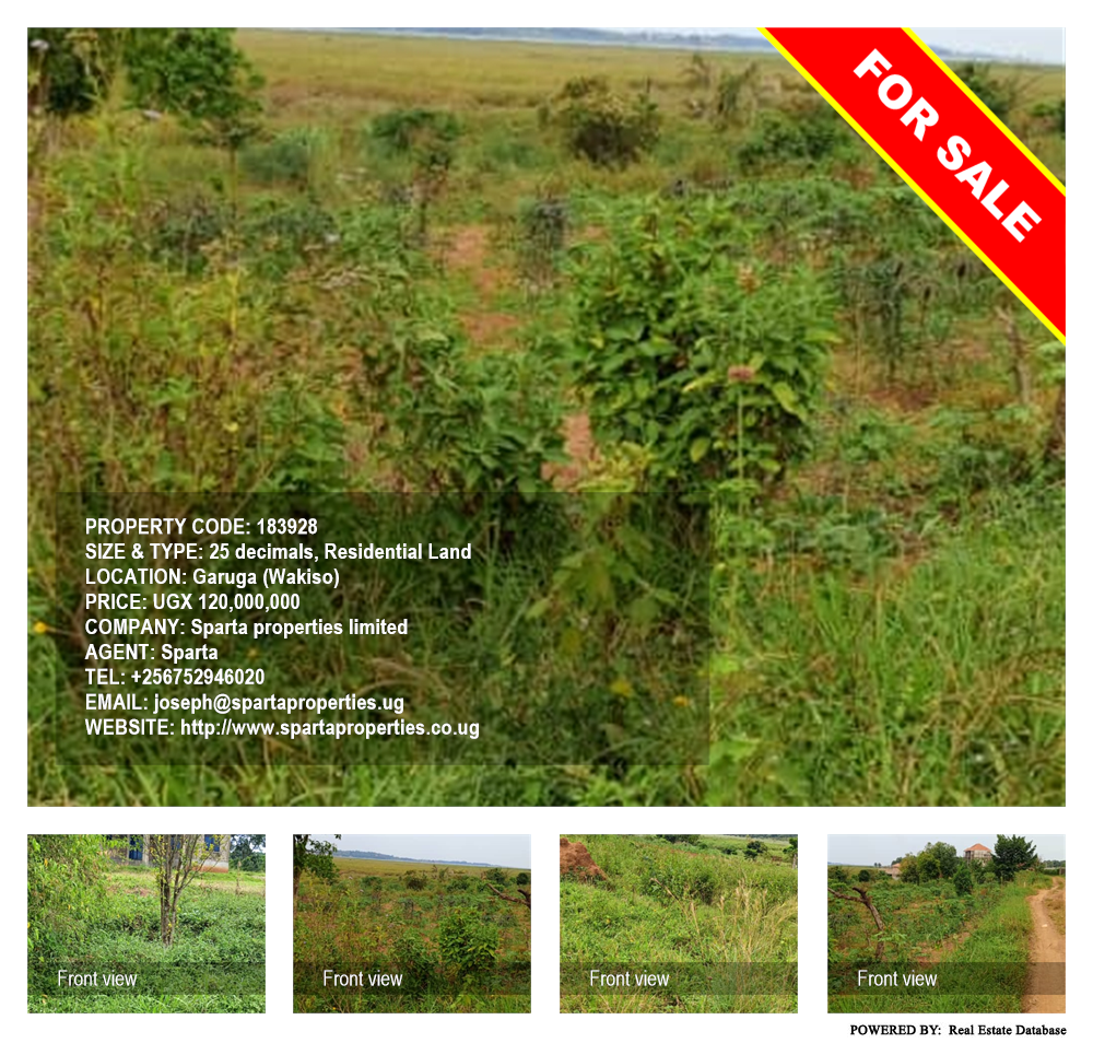 Residential Land  for sale in Garuga Wakiso Uganda, code: 183928