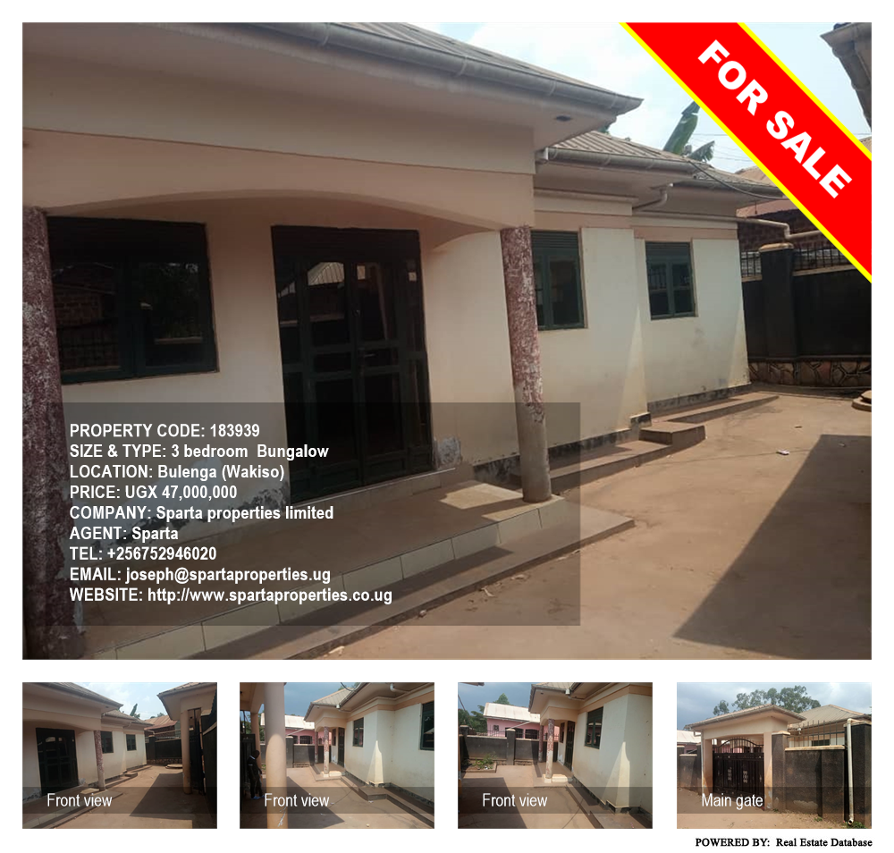 3 bedroom Bungalow  for sale in Bulenga Wakiso Uganda, code: 183939