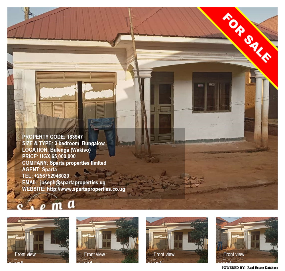 3 bedroom Bungalow  for sale in Bulenga Wakiso Uganda, code: 183947