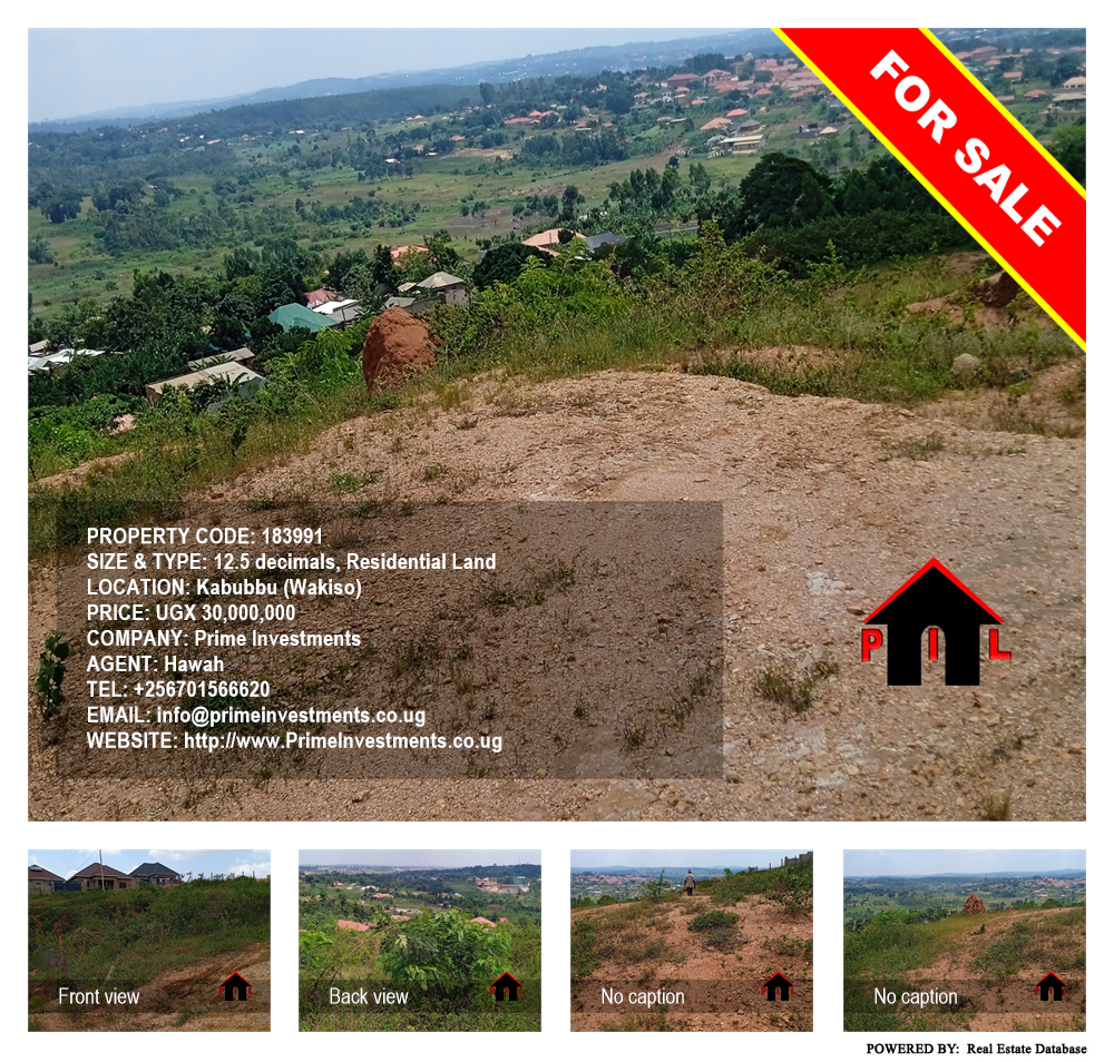 Residential Land  for sale in Kabubbu Wakiso Uganda, code: 183991