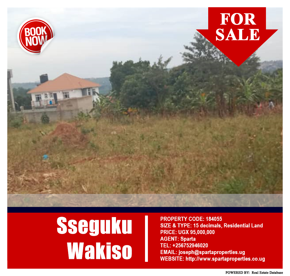 Residential Land  for sale in Seguku Wakiso Uganda, code: 184055