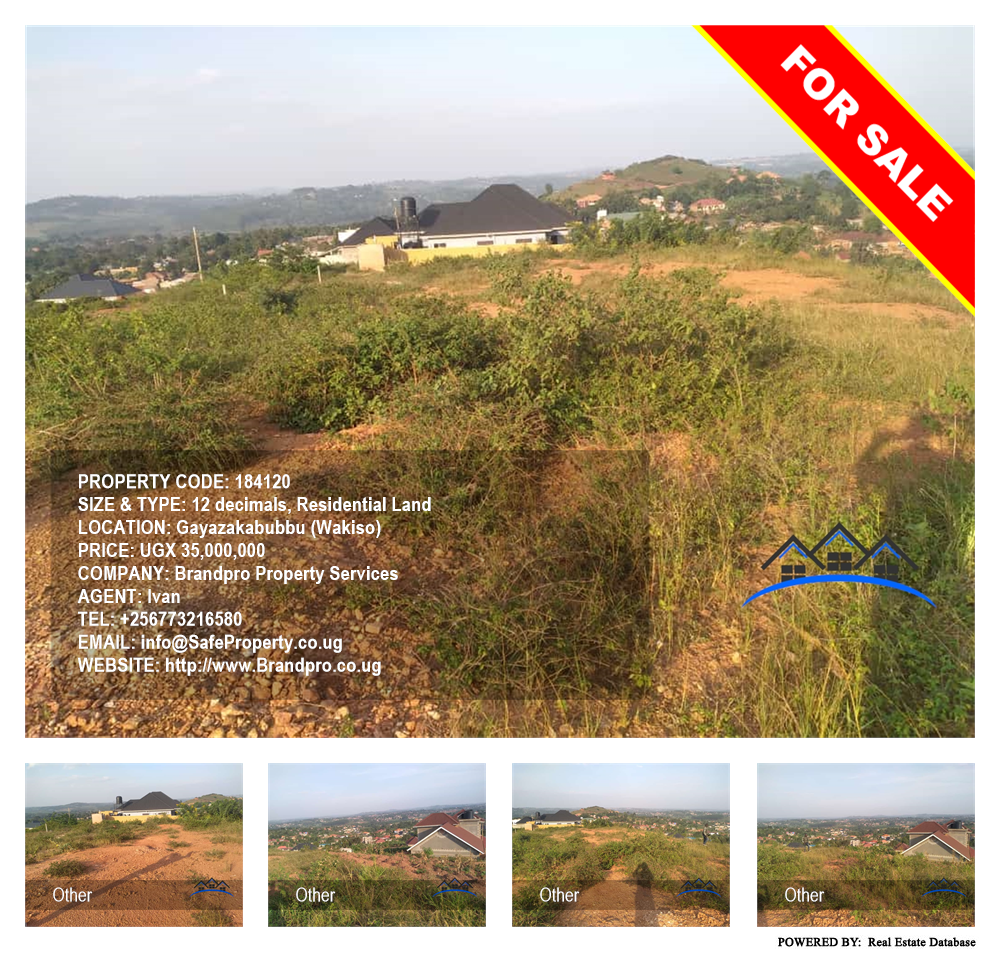 Residential Land  for sale in Gayaza Wakiso Uganda, code: 184120