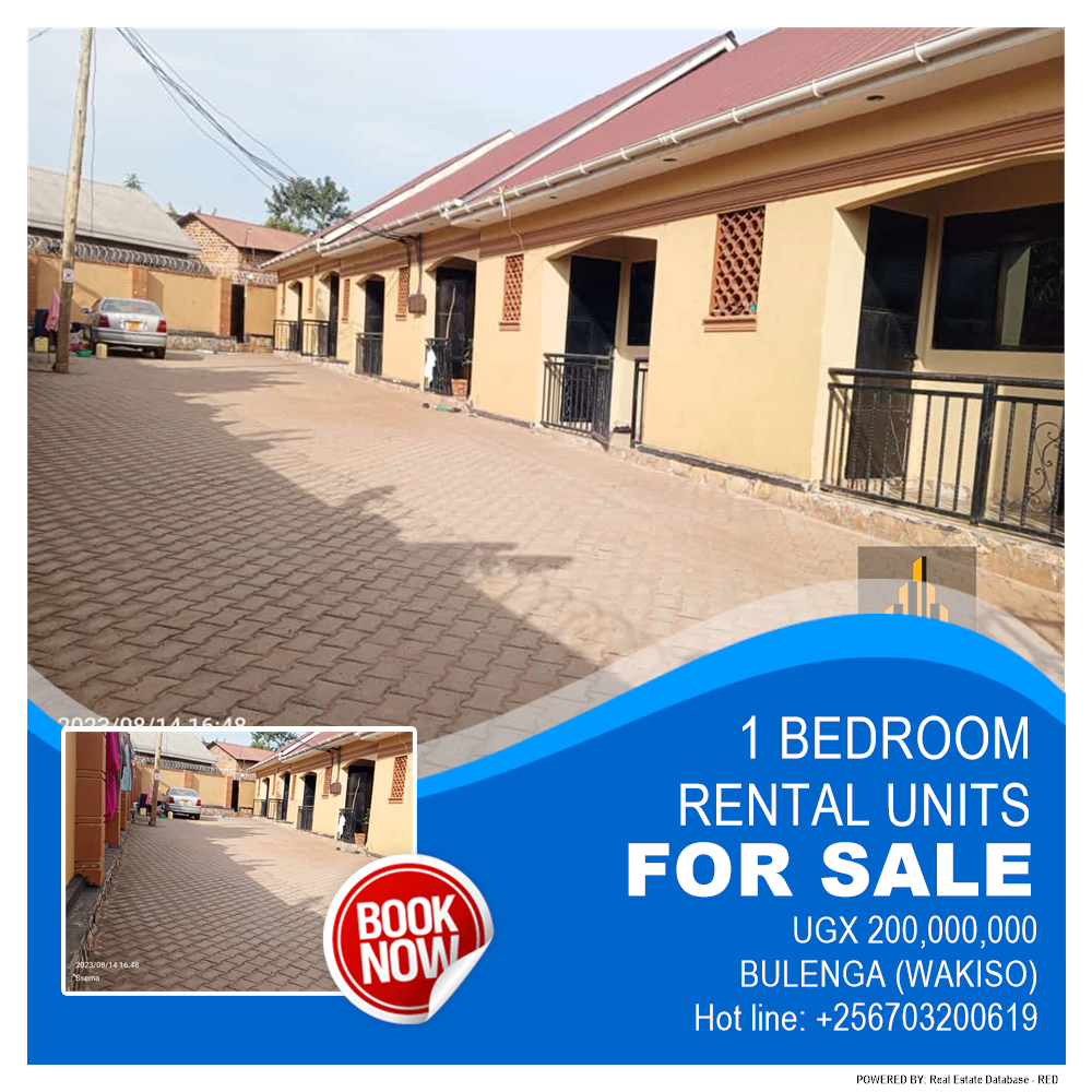 1 bedroom Rental units  for sale in Bulenga Wakiso Uganda, code: 184132