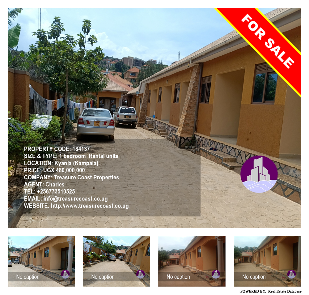 1 bedroom Rental units  for sale in Kyanja Kampala Uganda, code: 184137