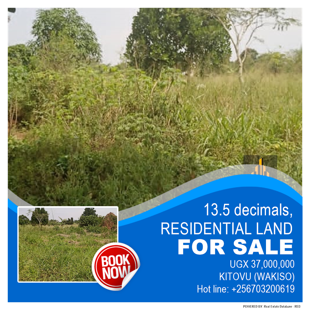 Residential Land  for sale in Kitovu Wakiso Uganda, code: 184149