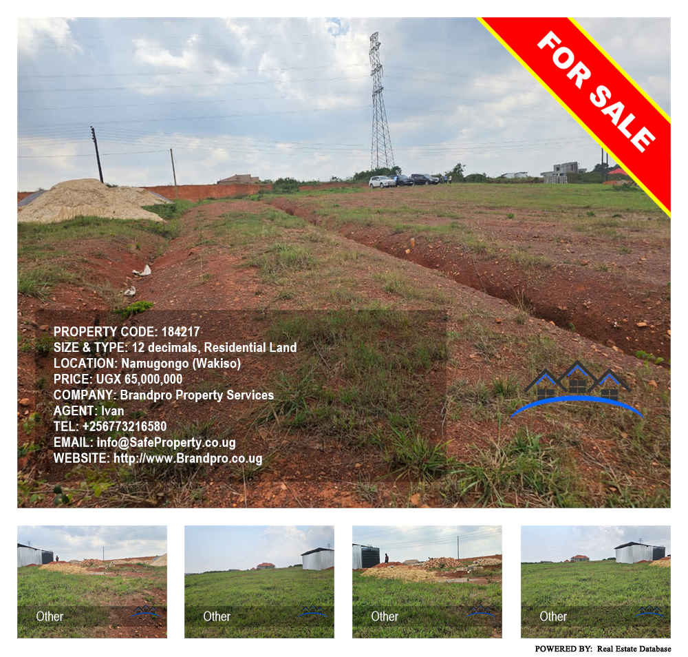 Residential Land  for sale in Namugongo Wakiso Uganda, code: 184217