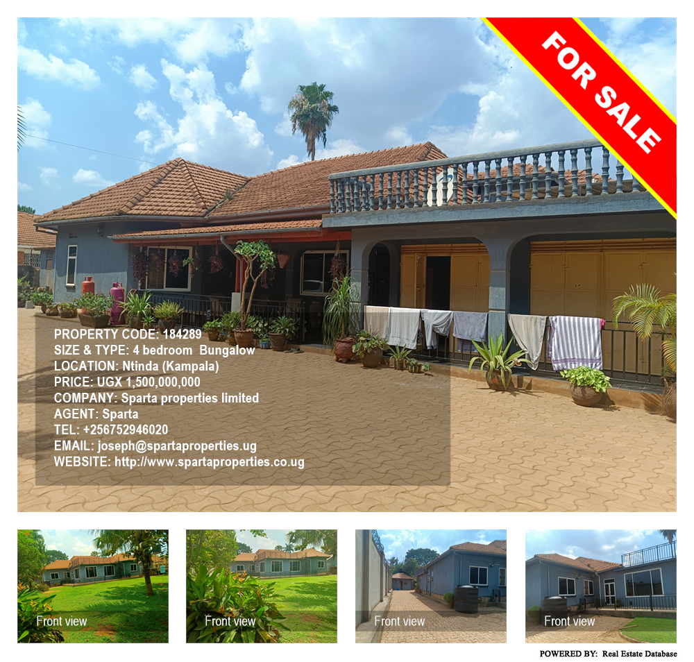 4 bedroom Bungalow  for sale in Ntinda Kampala Uganda, code: 184289