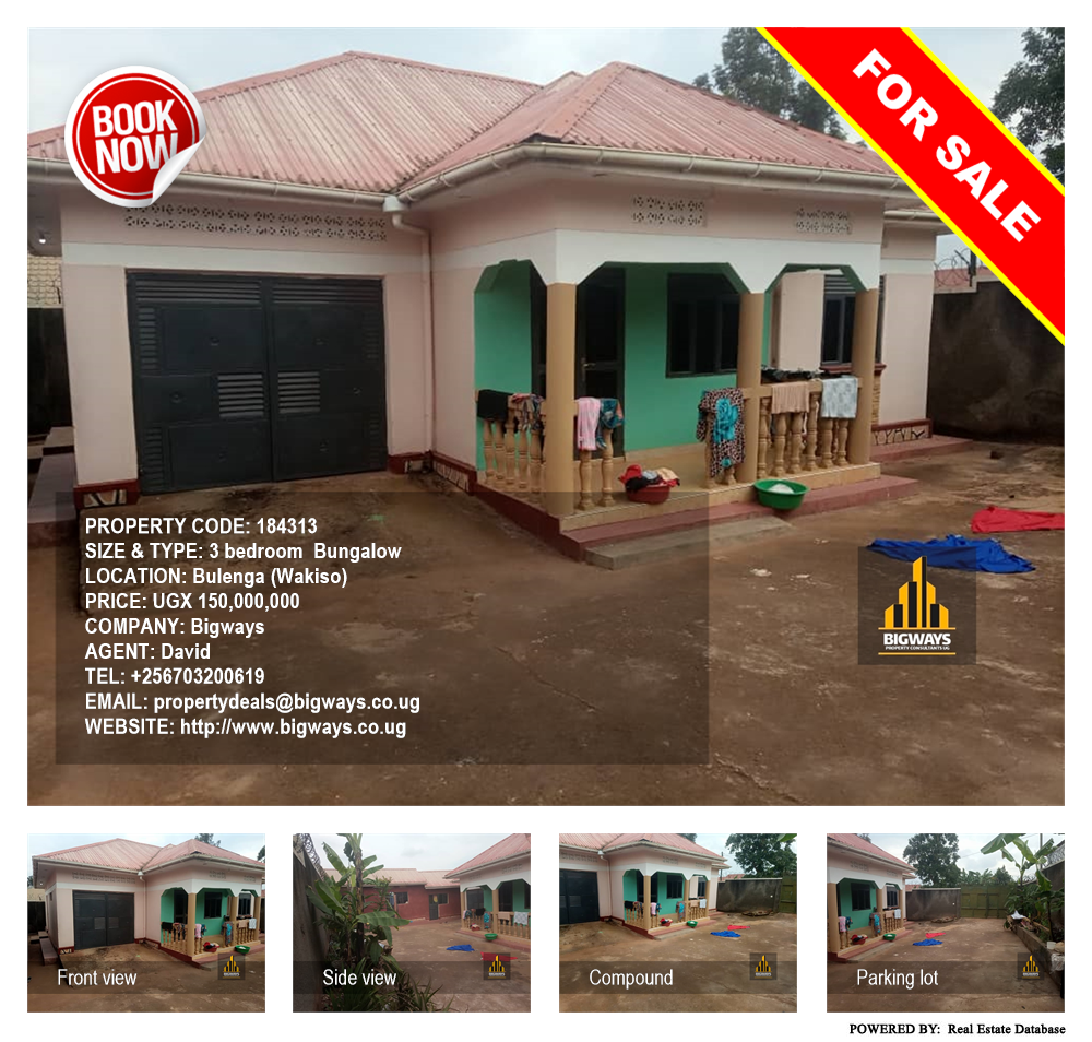 3 bedroom Bungalow  for sale in Bulenga Wakiso Uganda, code: 184313