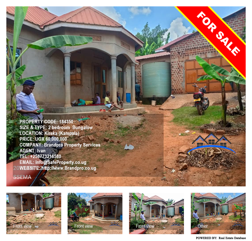 2 bedroom Bungalow  for sale in Kireka Kampala Uganda, code: 184350