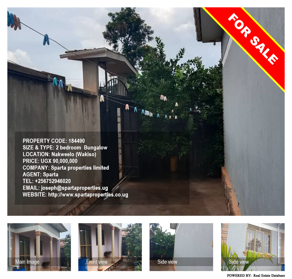 2 bedroom Bungalow  for sale in Nakweelo Wakiso Uganda, code: 184490