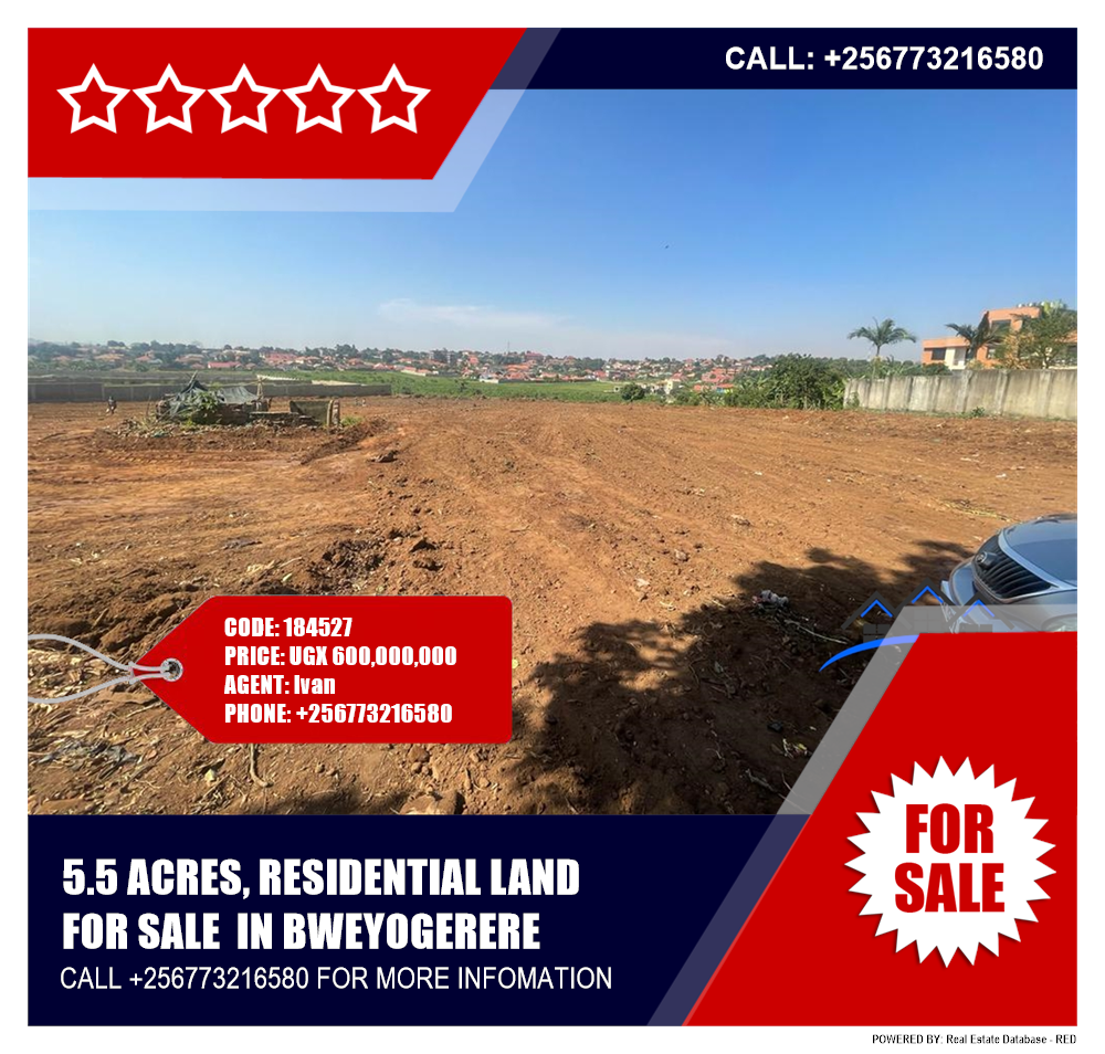 Residential Land  for sale in Bweyogerere Kampala Uganda, code: 184527