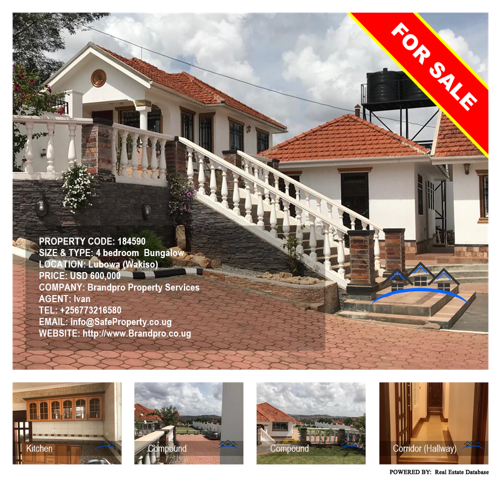 4 bedroom Bungalow  for sale in Lubowa Wakiso Uganda, code: 184590