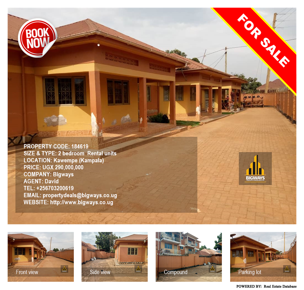 2 bedroom Rental units  for sale in Kawempe Kampala Uganda, code: 184619