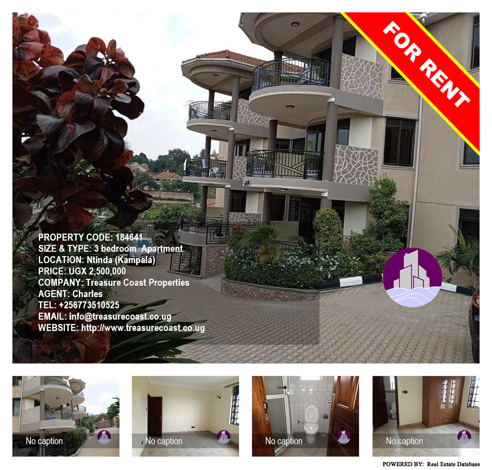 3 bedroom Apartment  for rent in Ntinda Kampala Uganda, code: 184641