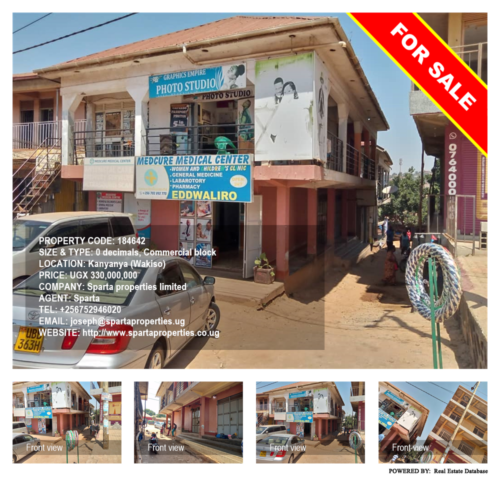 Commercial block  for sale in Kanyanya Wakiso Uganda, code: 184642