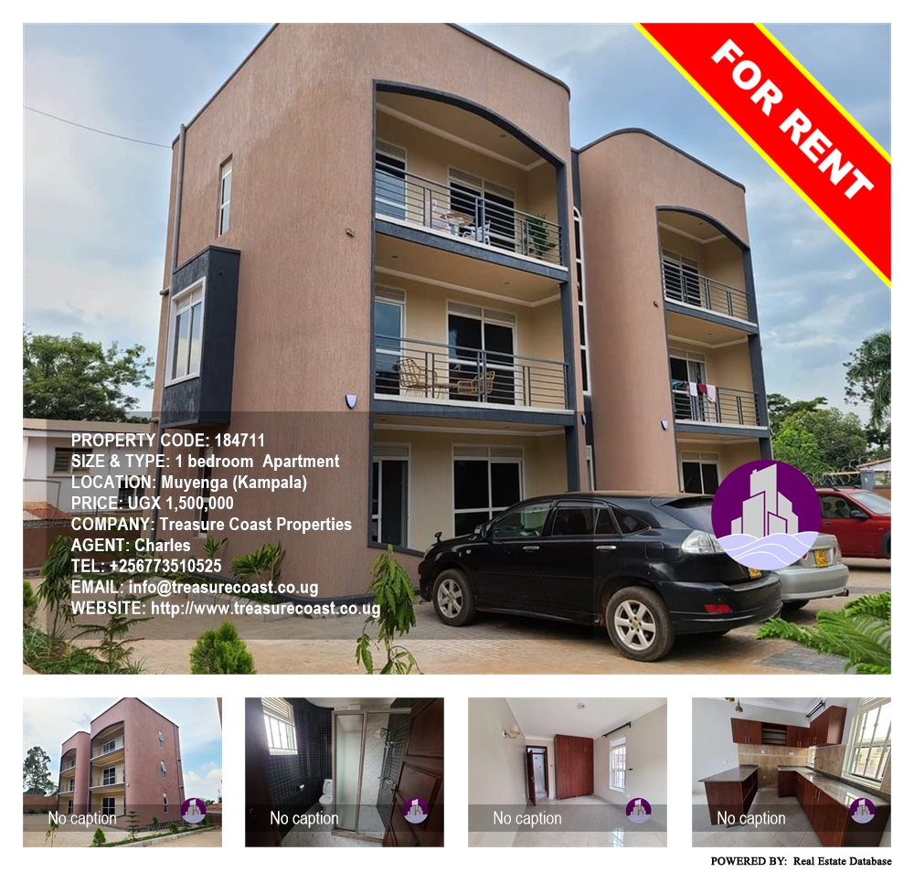 1 bedroom Apartment  for rent in Muyenga Kampala Uganda, code: 184711