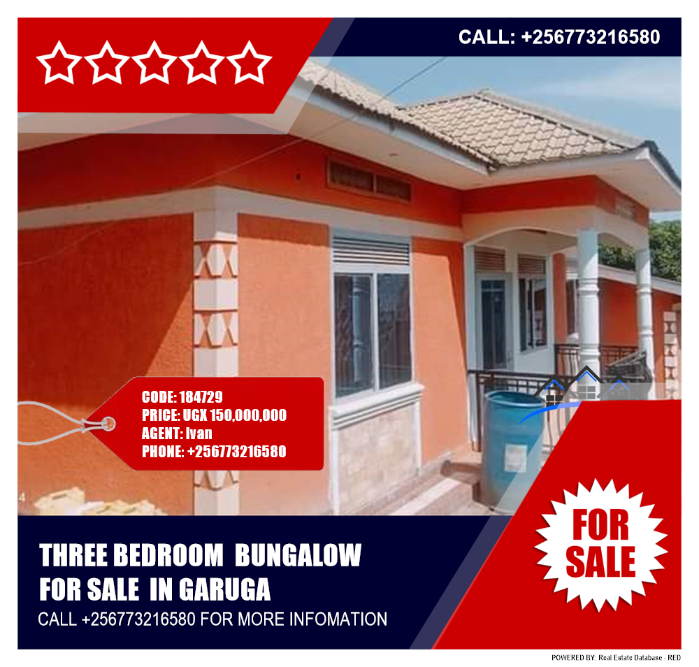 3 bedroom Bungalow  for sale in Garuga Wakiso Uganda, code: 184729