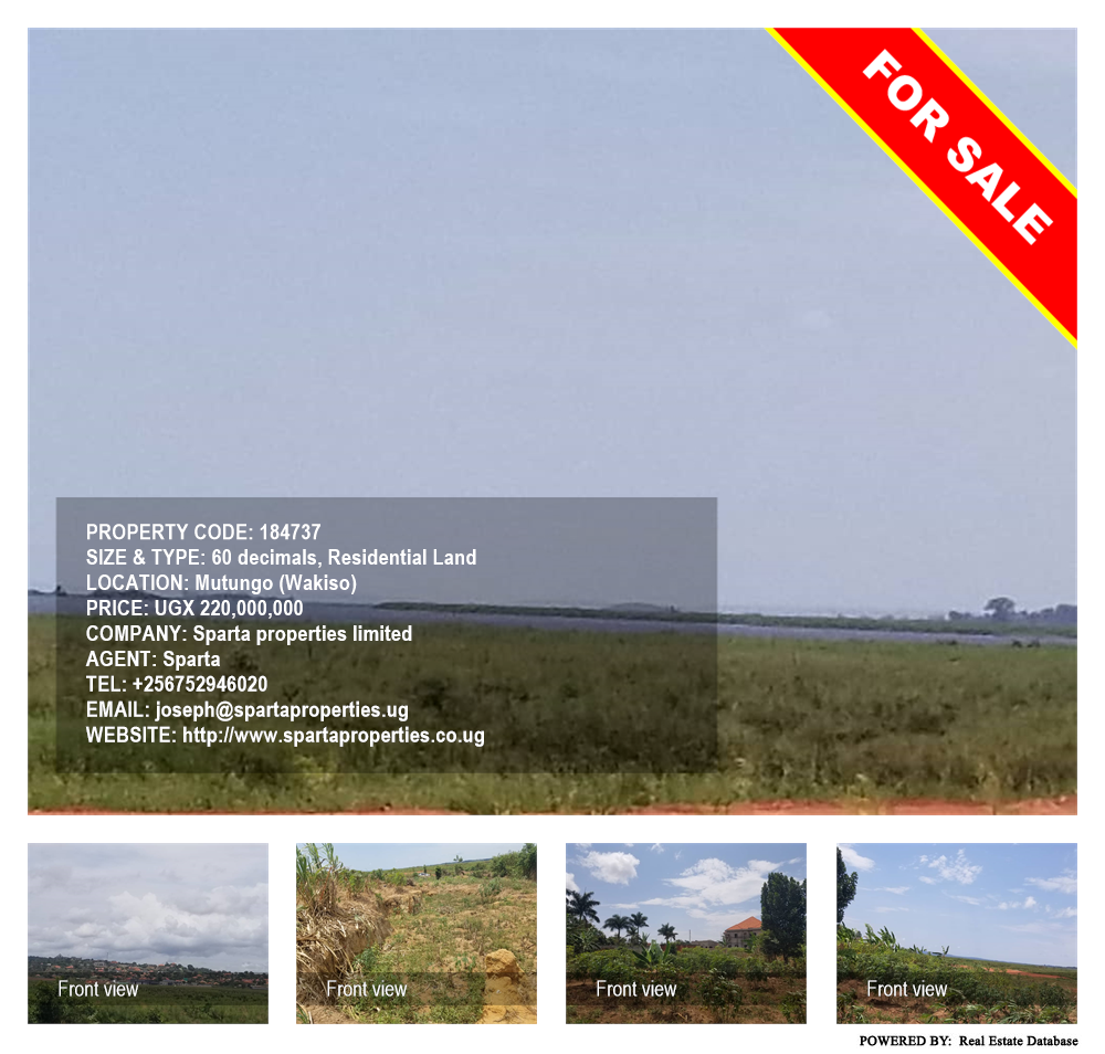 Residential Land  for sale in Mutungo Wakiso Uganda, code: 184737