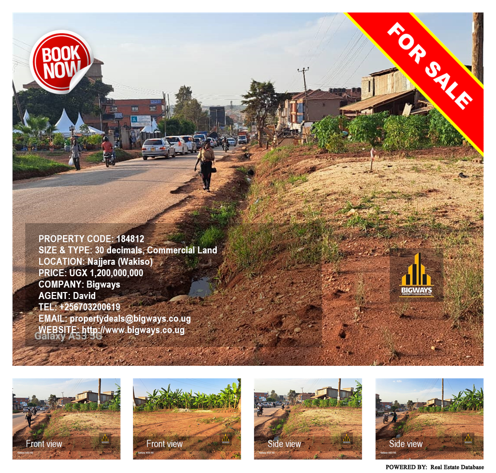 Commercial Land  for sale in Najjera Wakiso Uganda, code: 184812