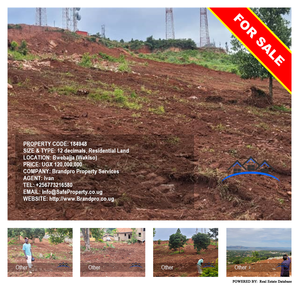 Residential Land  for sale in Bwebajja Wakiso Uganda, code: 184948