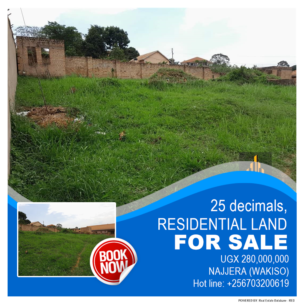 Residential Land  for sale in Najjera Wakiso Uganda, code: 184949