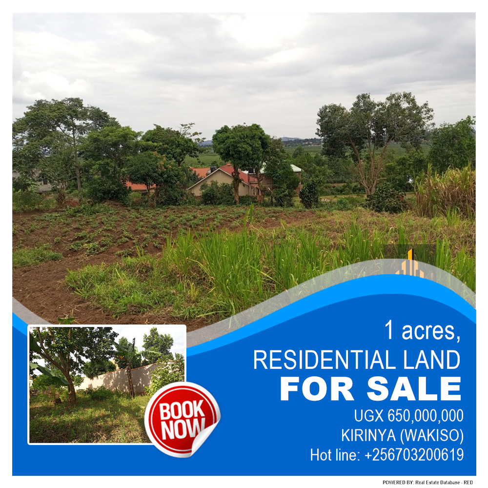 Residential Land  for sale in Kirinya Wakiso Uganda, code: 184954