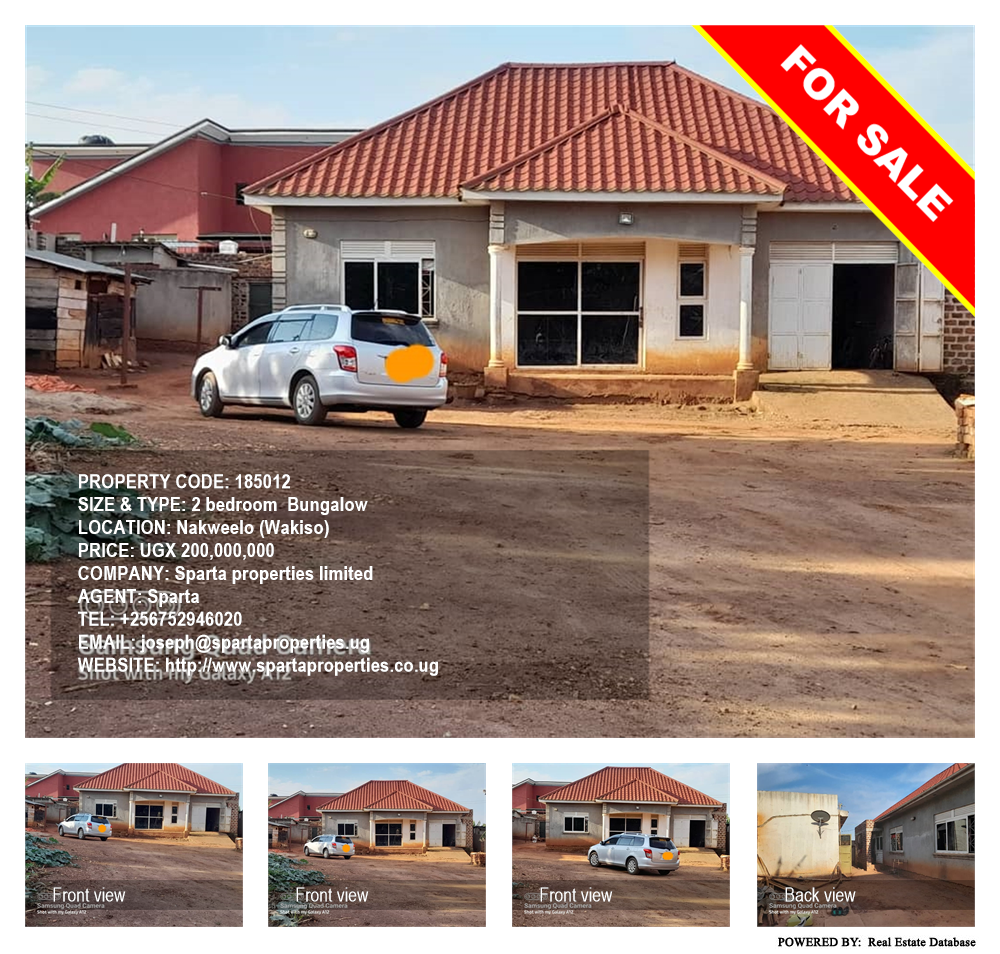 2 bedroom Bungalow  for sale in Nakweelo Wakiso Uganda, code: 185012