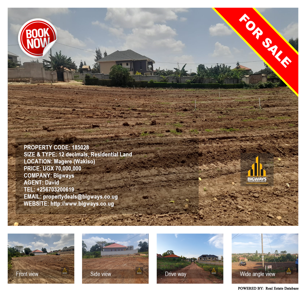 Residential Land  for sale in Magere Wakiso Uganda, code: 185028