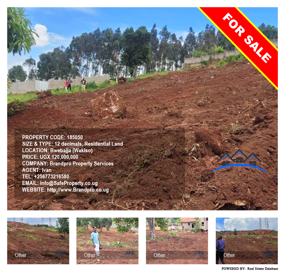 Residential Land  for sale in Bwebajja Wakiso Uganda, code: 185050