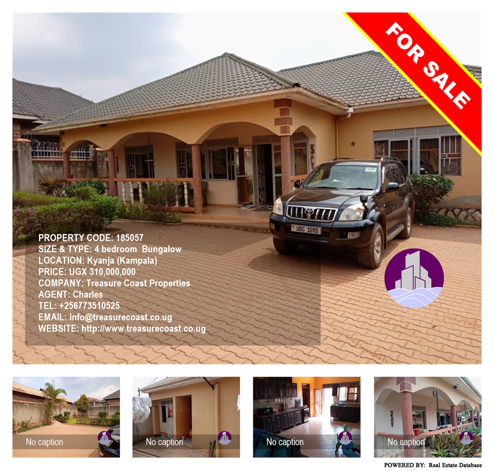 4 bedroom Bungalow  for sale in Kyanja Kampala Uganda, code: 185057