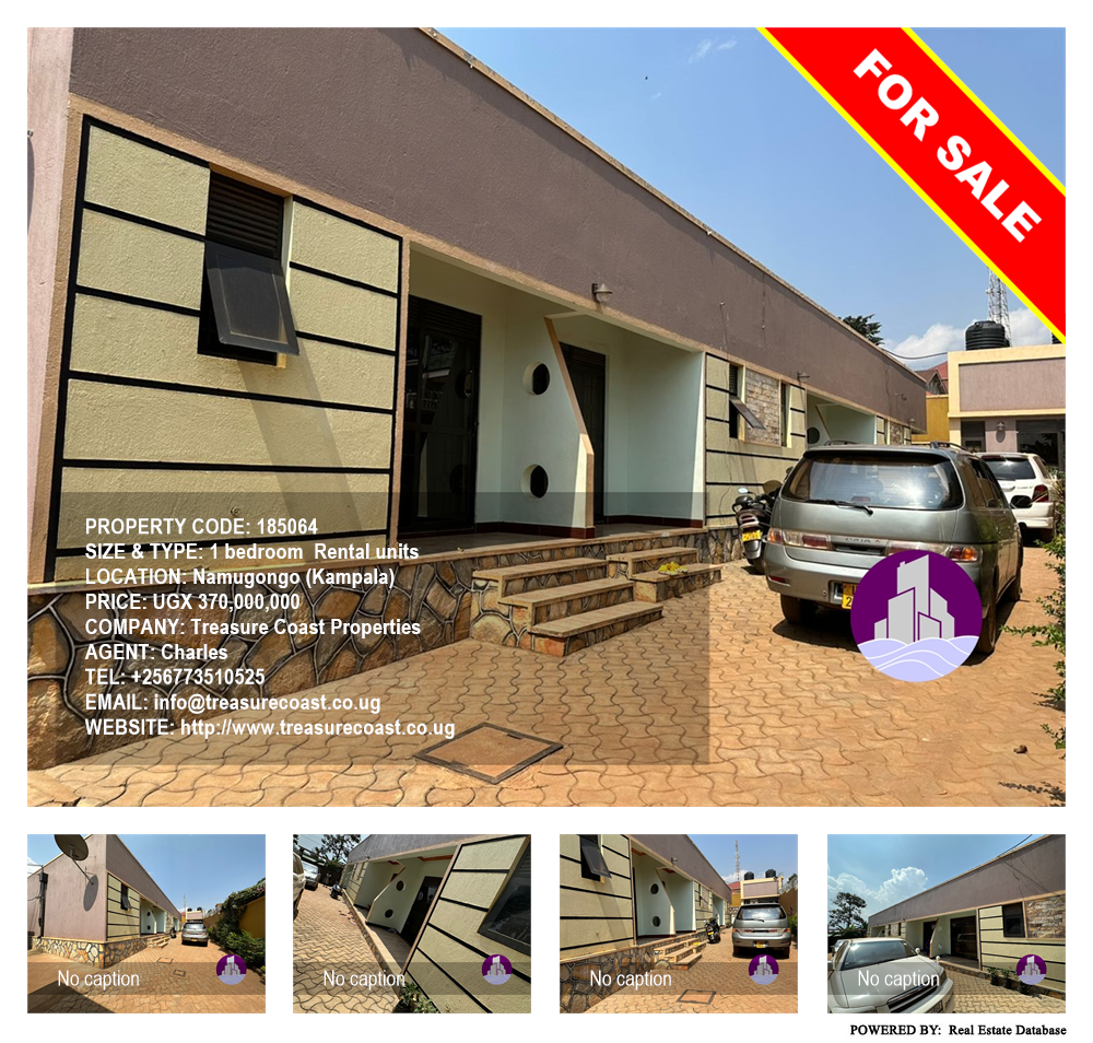 1 bedroom Rental units  for sale in Namugongo Kampala Uganda, code: 185064