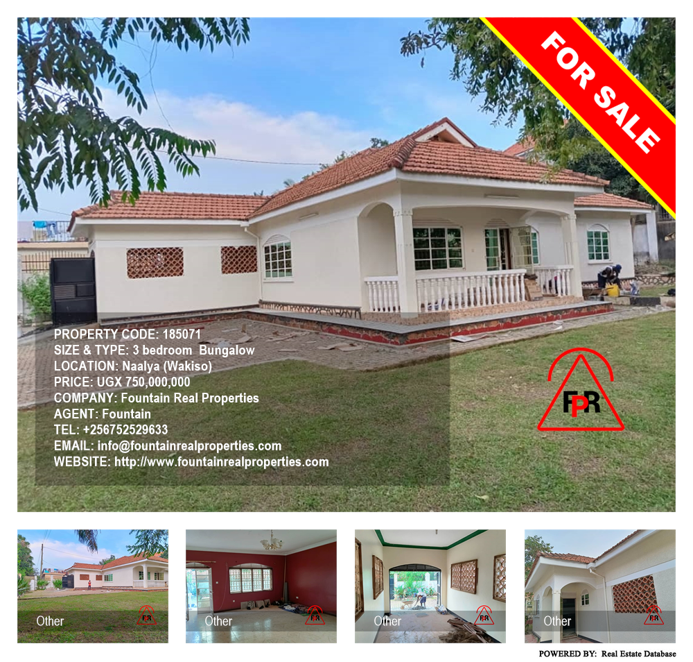 3 bedroom Bungalow  for sale in Naalya Wakiso Uganda, code: 185071