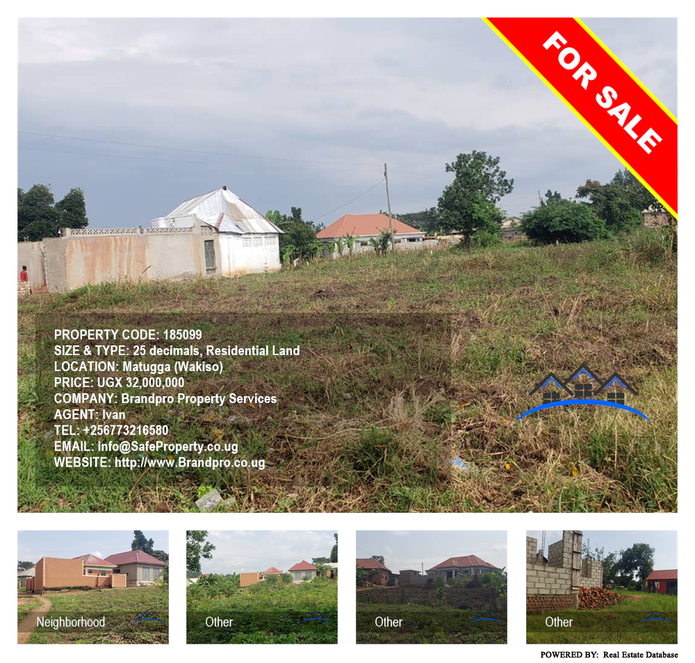 Residential Land  for sale in Matugga Wakiso Uganda, code: 185099