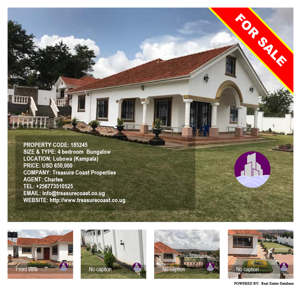 4 bedroom Bungalow  for sale in Lubowa Kampala Uganda, code: 185245