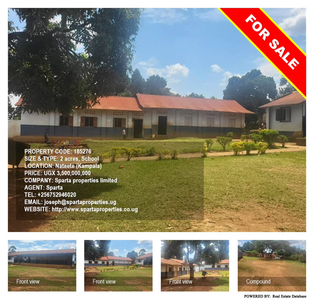 School  for sale in Nateete Kampala Uganda, code: 185276