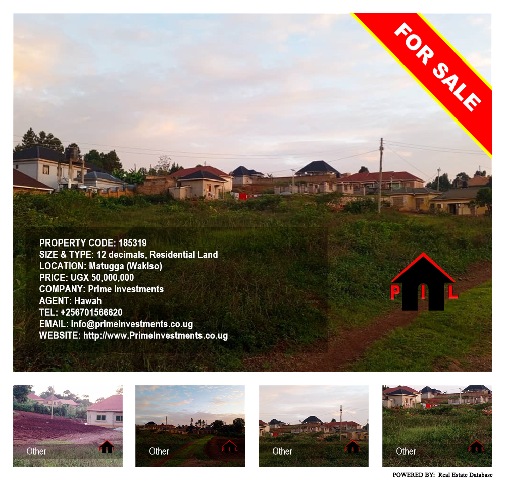 Residential Land  for sale in Matugga Wakiso Uganda, code: 185319