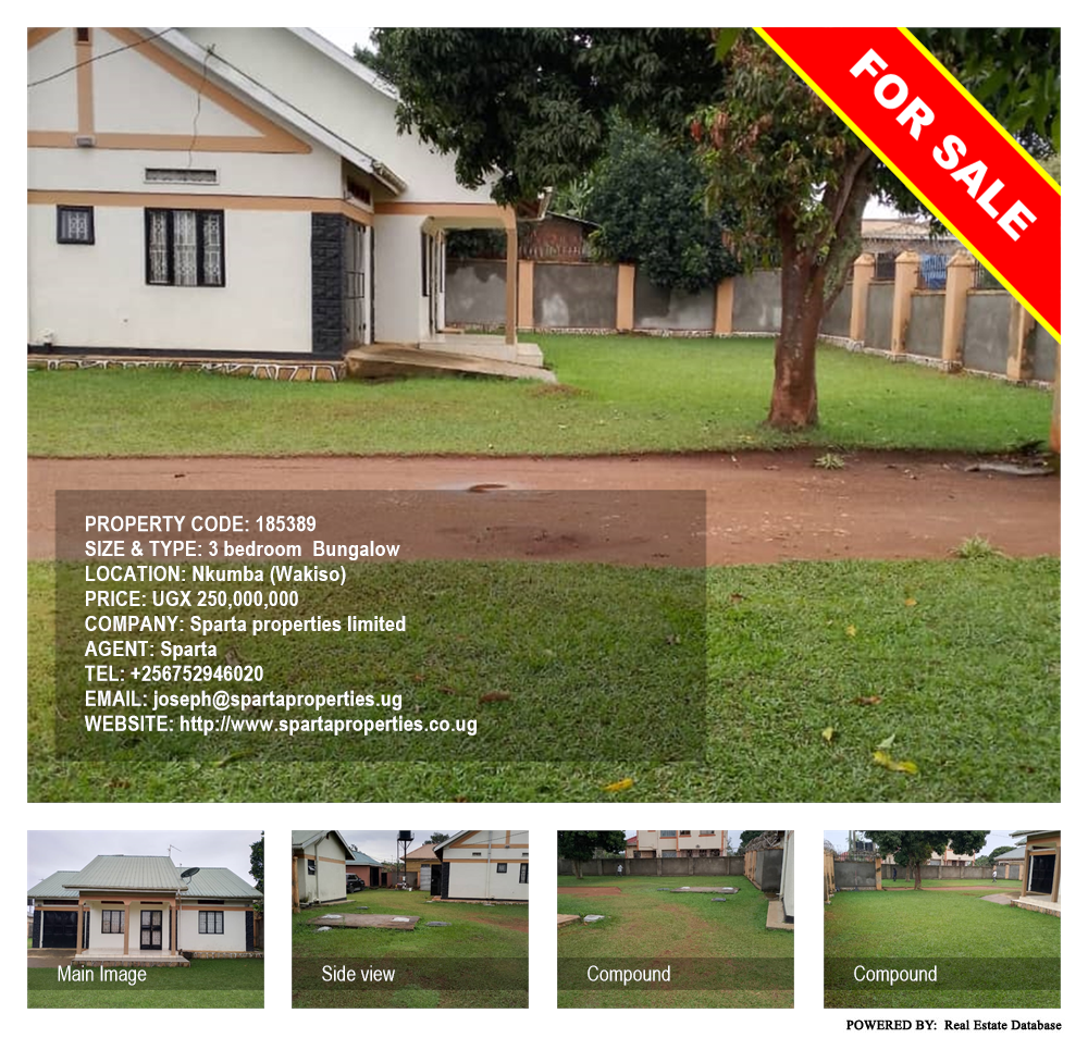 3 bedroom Bungalow  for sale in Nkumba Wakiso Uganda, code: 185389