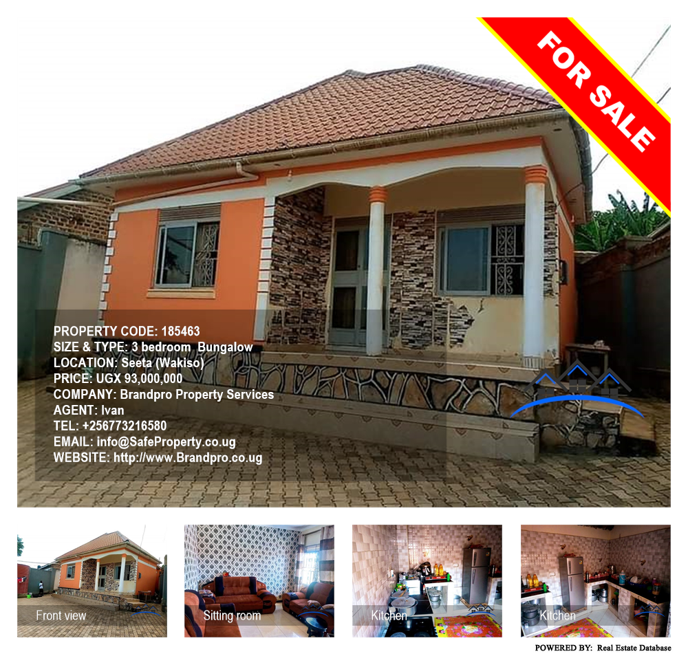 3 bedroom Bungalow  for sale in Seeta Wakiso Uganda, code: 185463