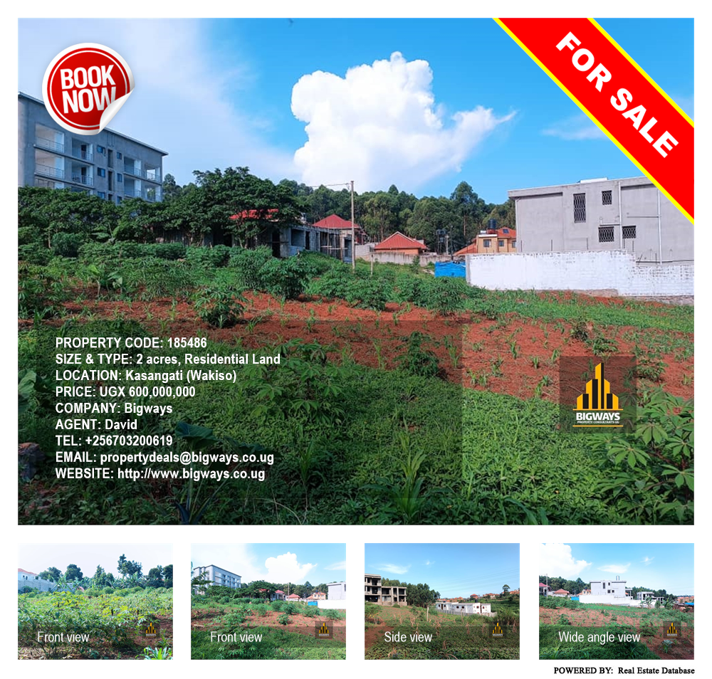 Residential Land  for sale in Kasangati Wakiso Uganda, code: 185486