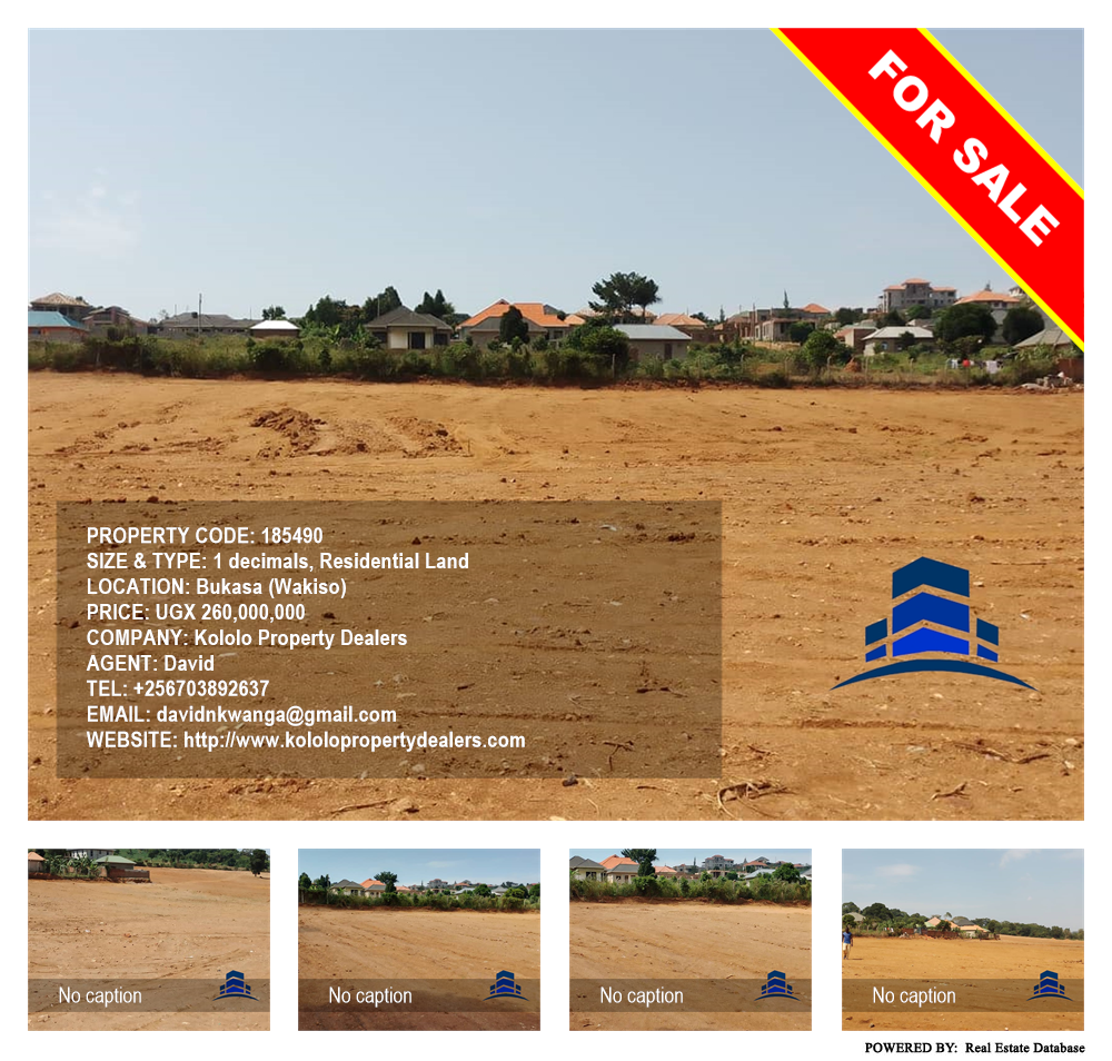 Residential Land  for sale in Bukasa Wakiso Uganda, code: 185490