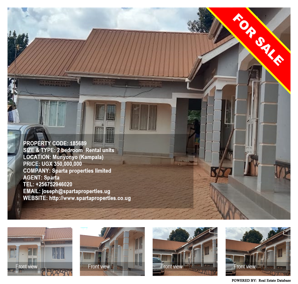 2 bedroom Rental units  for sale in Munyonyo Kampala Uganda, code: 185689