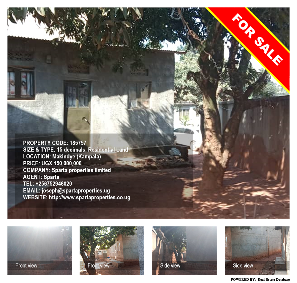 Residential Land  for sale in Makindye Kampala Uganda, code: 185757