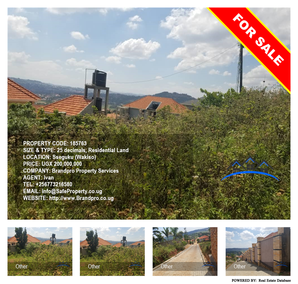 Residential Land  for sale in Seguku Wakiso Uganda, code: 185763