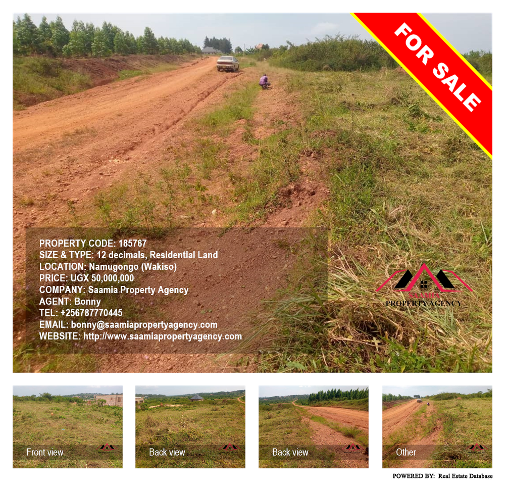 Residential Land  for sale in Namugongo Wakiso Uganda, code: 185767