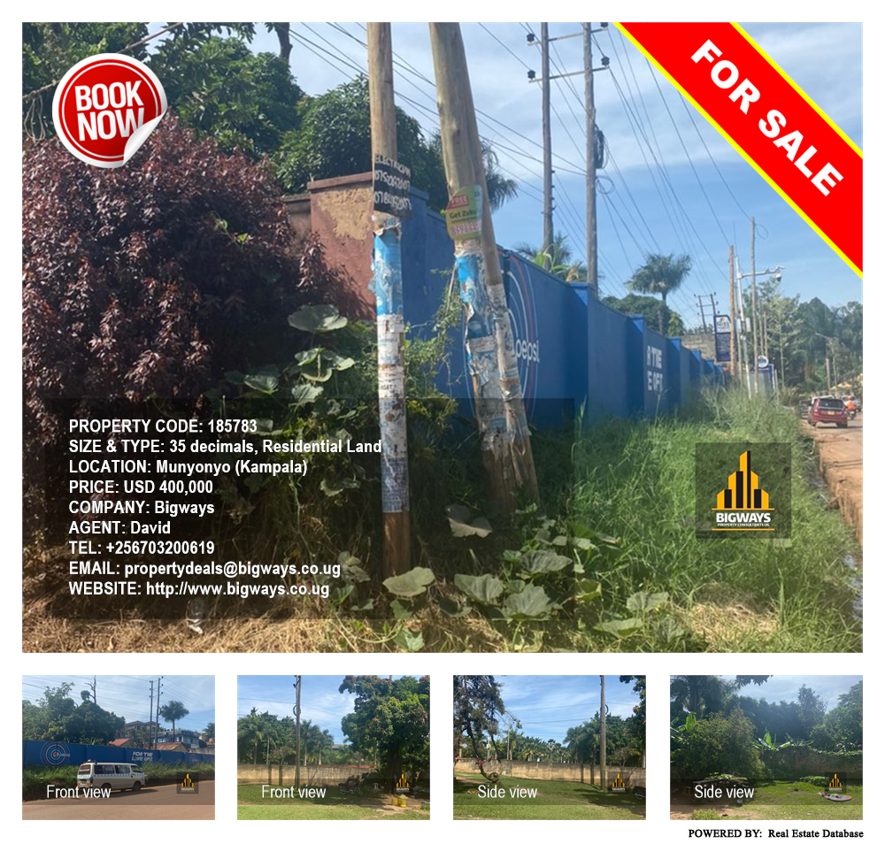 Residential Land  for sale in Munyonyo Kampala Uganda, code: 185783