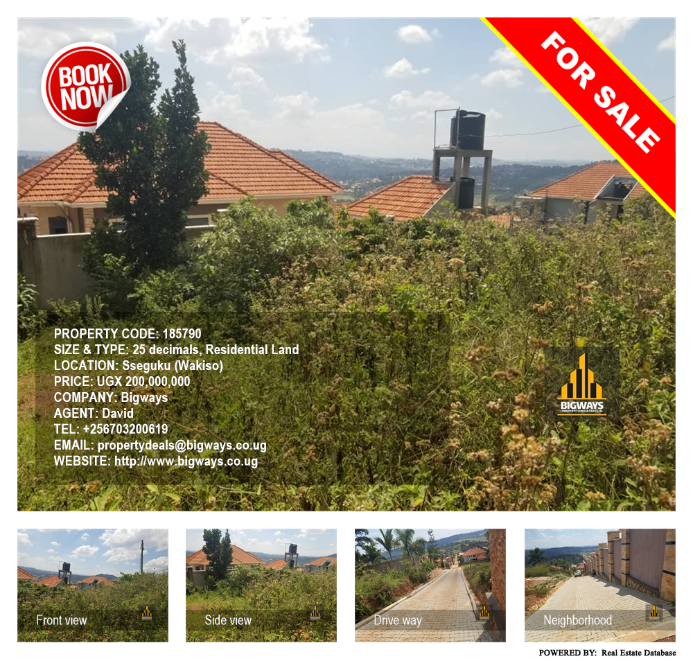 Residential Land  for sale in Seguku Wakiso Uganda, code: 185790