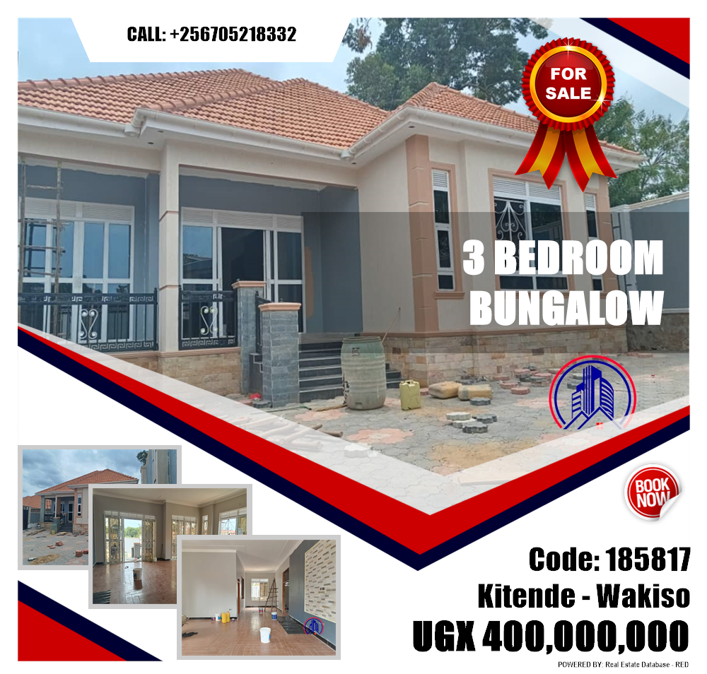 3 bedroom Bungalow  for sale in Kitende Wakiso Uganda, code: 185817